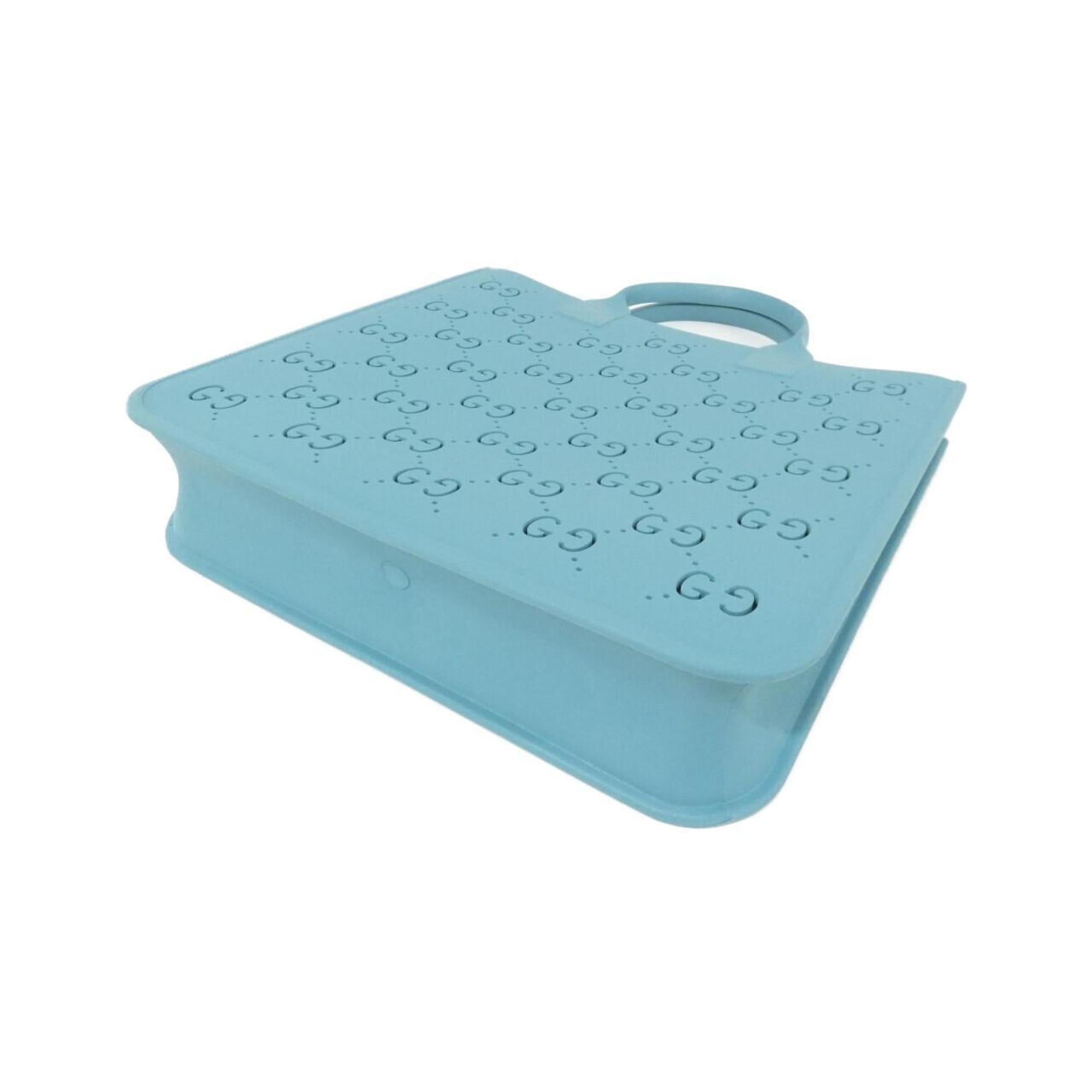 Gucci Light Blue Rubber Handbag (Pre-Owned)