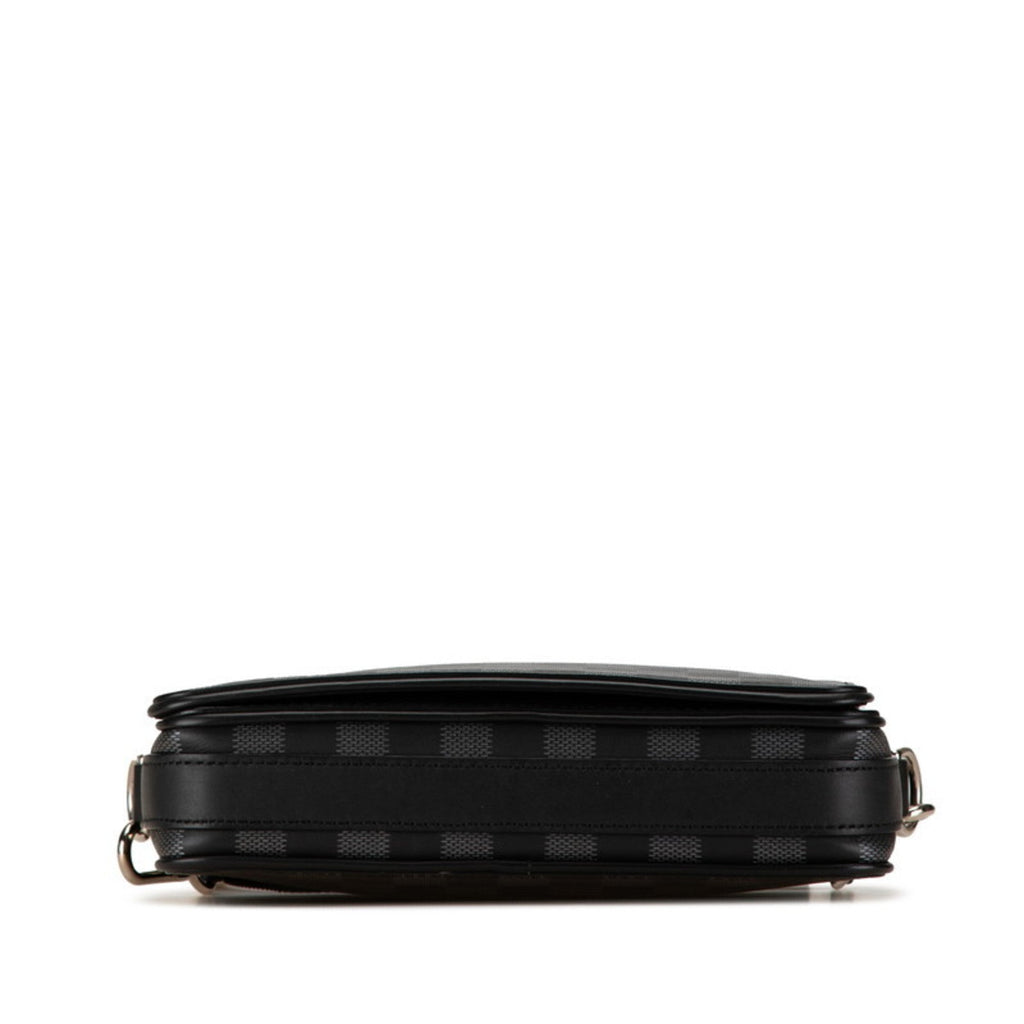 Louis Vuitton Black Pvc Leather Shoulder Bag (Pre-Owned)