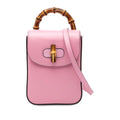 Gucci Pink Leather Backpack Handbag (Pre-Owned)