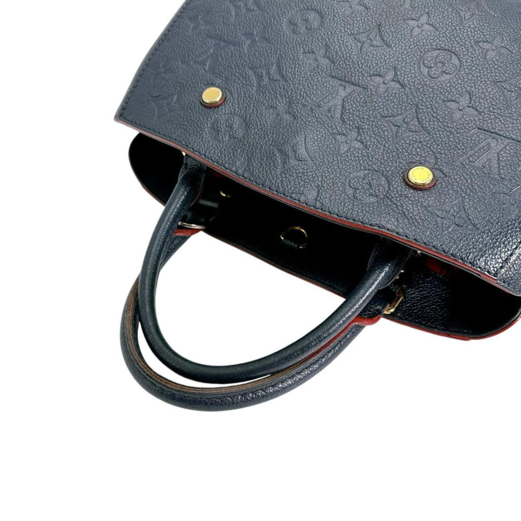 Louis Vuitton Marine Rouge Monogram Empreinte Shoulder Bag (Pre-Owned)