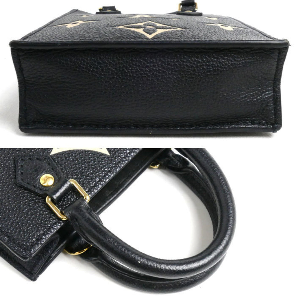 Louis Vuitton Beige Black Monogram Empreinte Shoulder Bag (Pre-Owned)