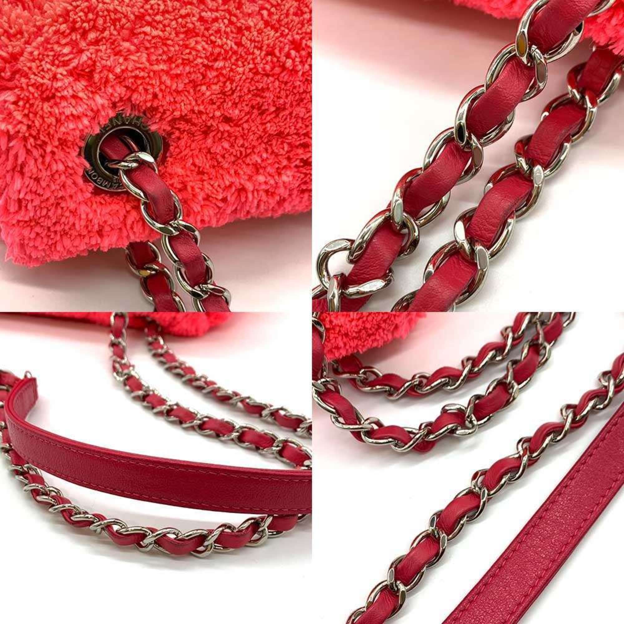 Chanel Pile Fabric Pochette Shoulder Bag (Pre-Owned)