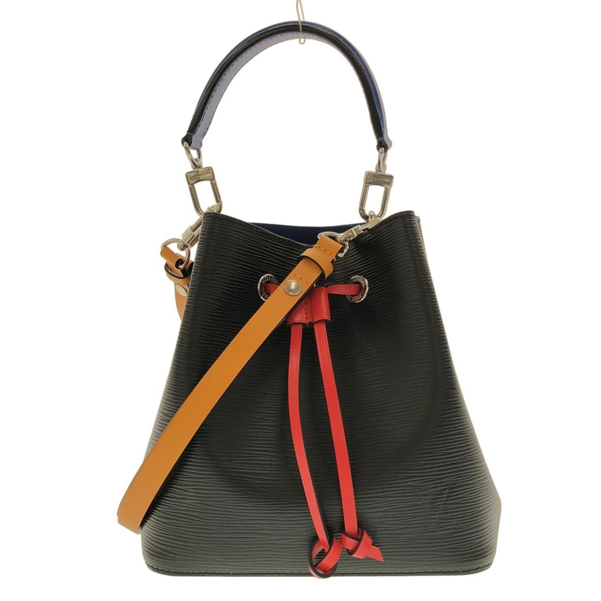 Louis Vuitton Noir Saffron Leather Shoulder Bag (Pre-Owned)