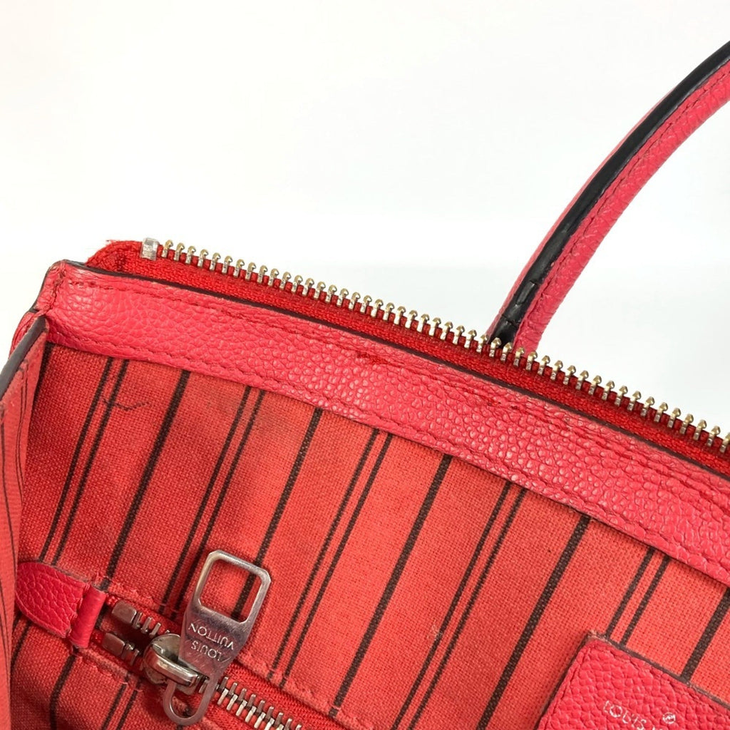 Louis Vuitton Monogram Empreinte Red Color Monogram Empreinte Handbag Shoulder Bag (Pre-Owned)
