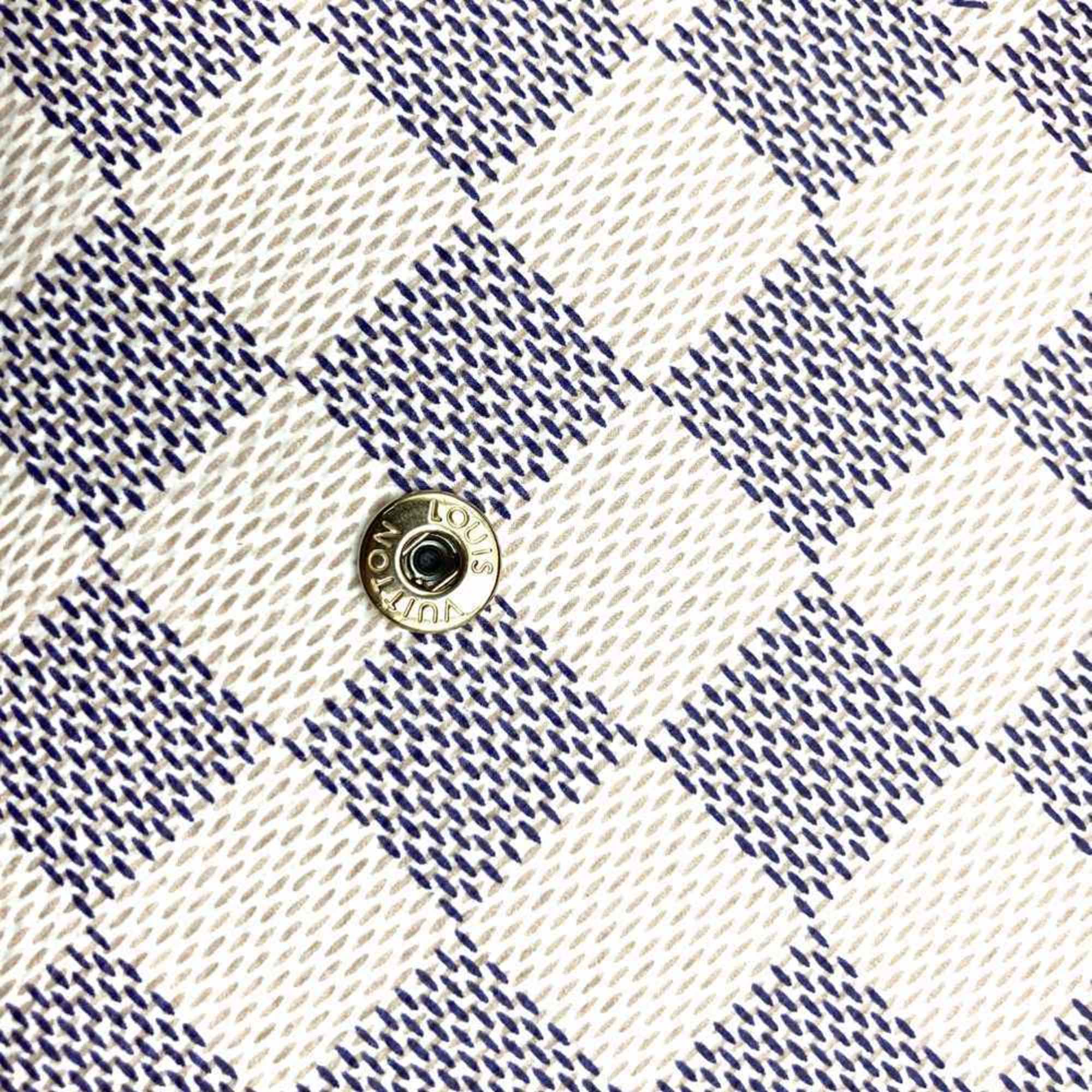 Louis Vuitton Damier Azur Beige Damier Azur Wallet (Bi-Fold) (Pre-Owned)
