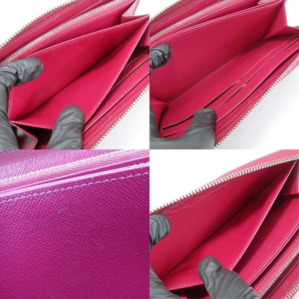 Louis Vuitton Bordeaux Fuchsia Epi Leather Long Wallet (Bi-Fold) (Pre-Owned)