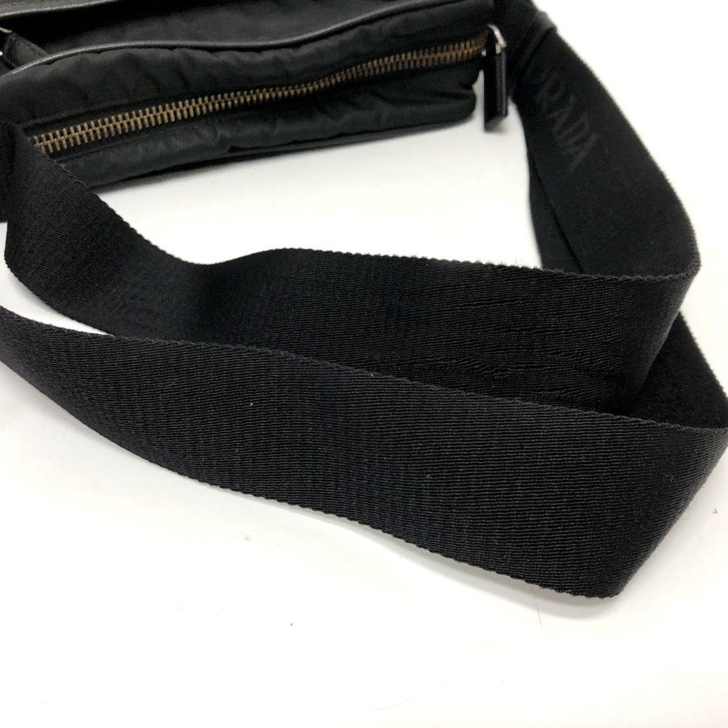 Prada Black Cloth Shoulder Bag (Pre-Owned)