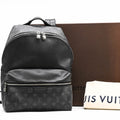Louis Vuitton Taiga Black Taiga Leather Backpack (Pre-Owned)
