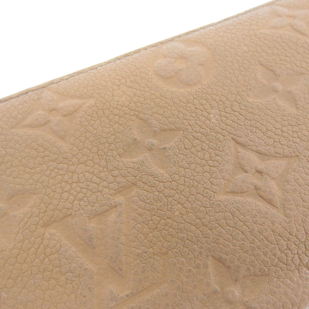 Louis Vuitton Monogram Empreinte Beige Dune Leather Long Wallet (Bi-Fold) (Pre-Owned)