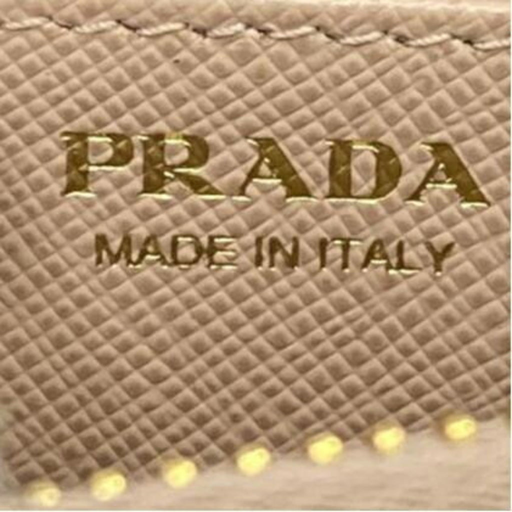 Prada Pink Beige Coin Purse/Coin Case (Pre-Owned)