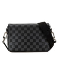 Louis Vuitton Black Pvc Leather Shoulder Bag (Pre-Owned)