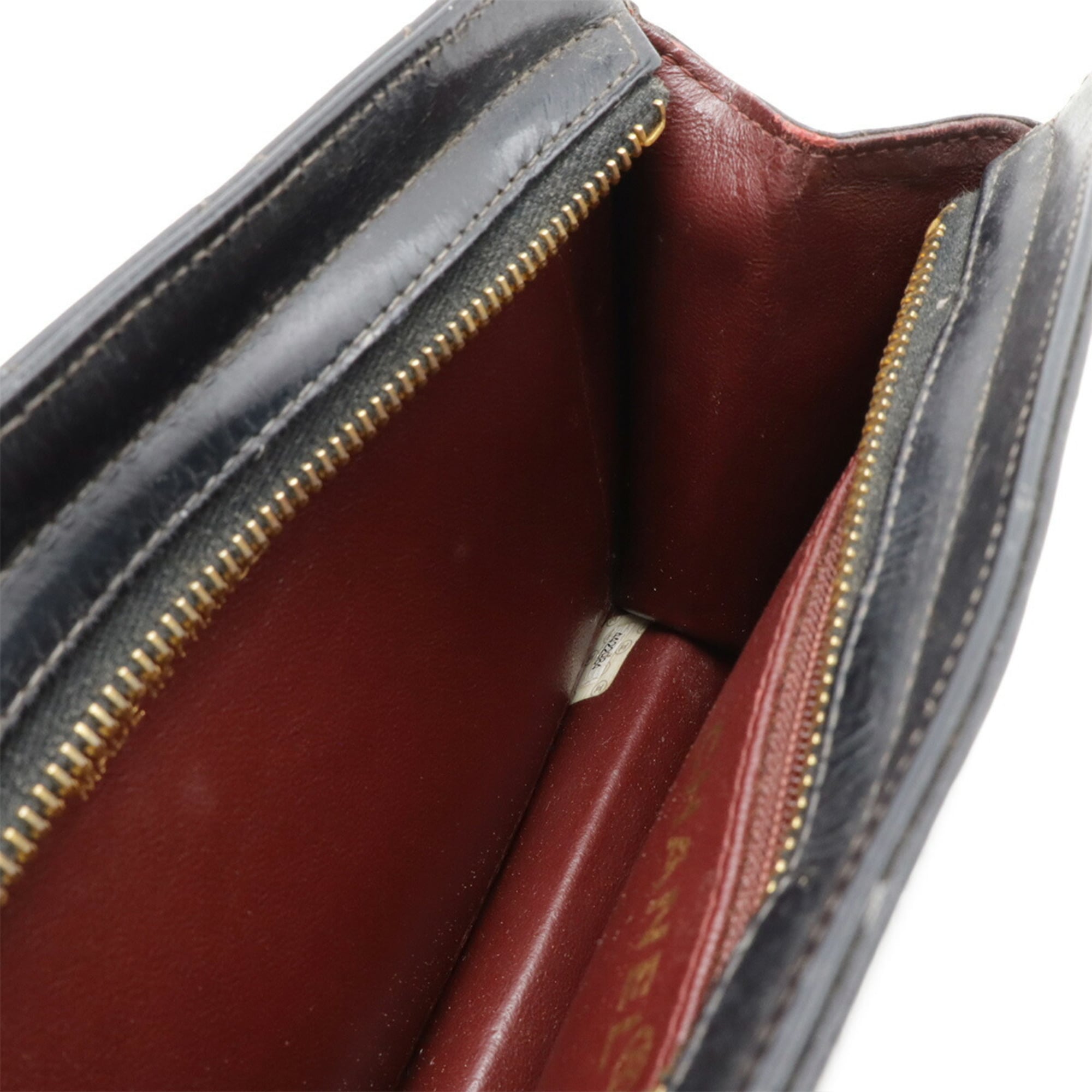 Chanel Black Leather Clutch Bag (Pre-Owned)