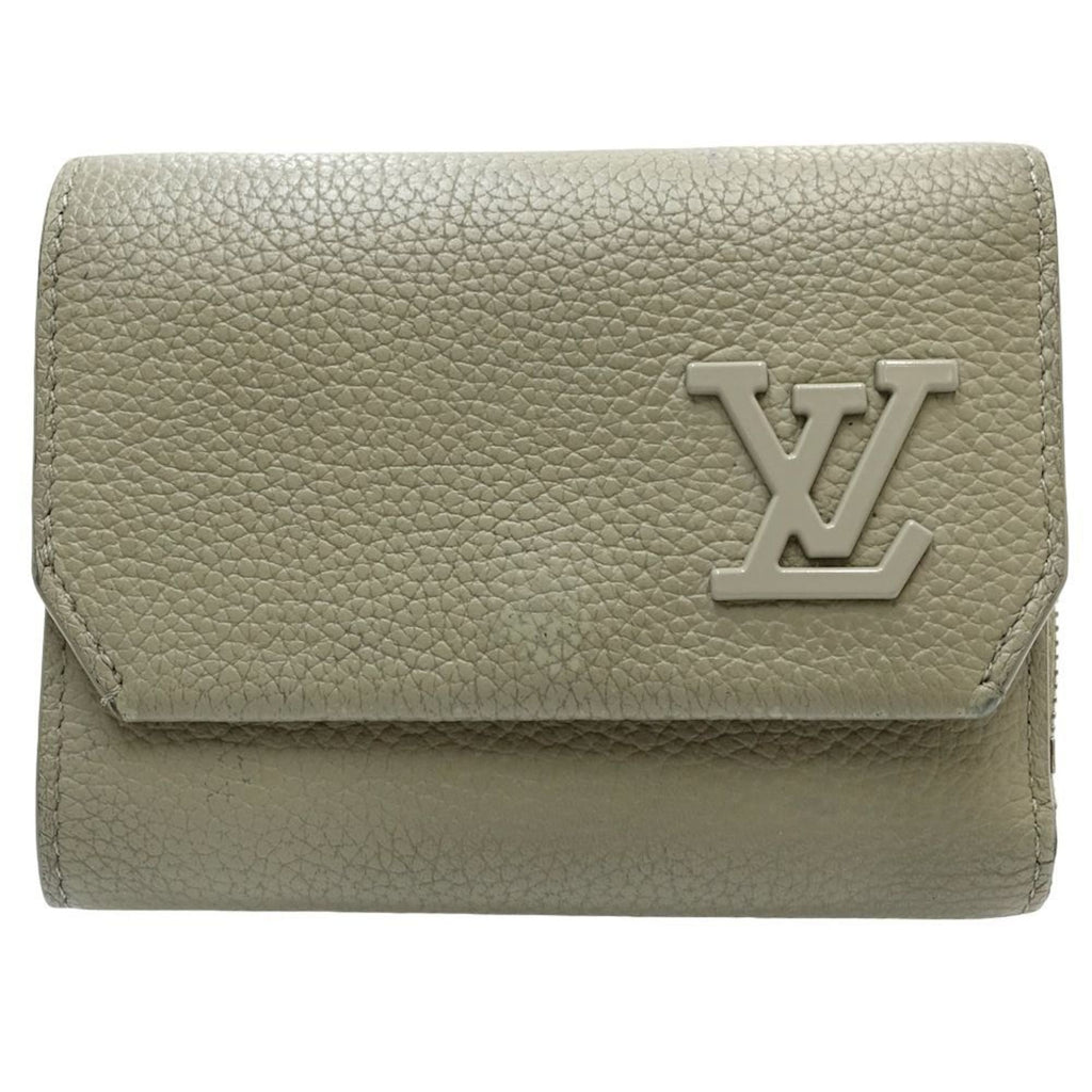 Louis Vuitton Leather Wallet (Tri-Fold) (Pre-Owned)