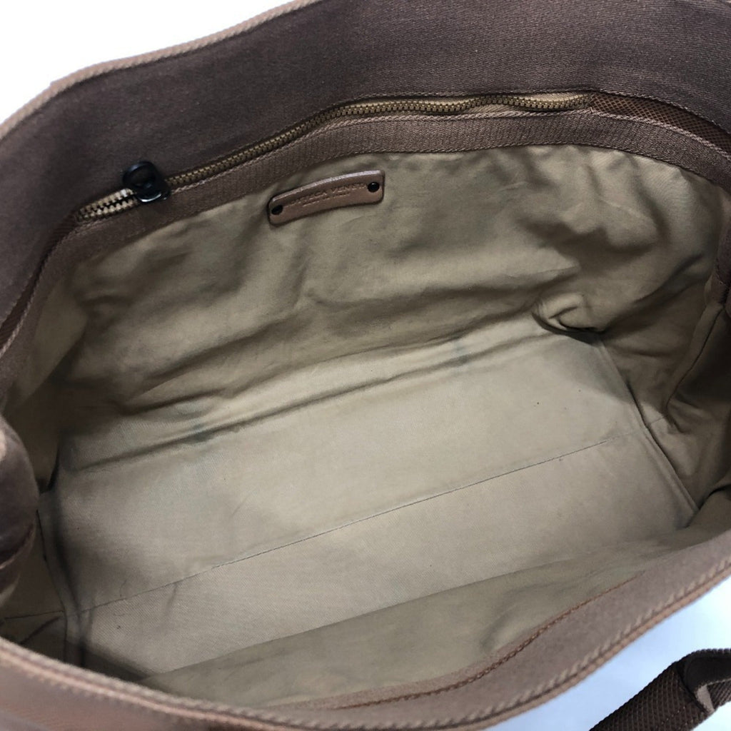 Bottega Veneta Brown Pvc Handbag Tote Bag (Pre-Owned)
