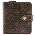 Louis Vuitton Brown Fuchsia Monogram Pink Monogram Wallet (Bi-Fold) (Pre-Owned)