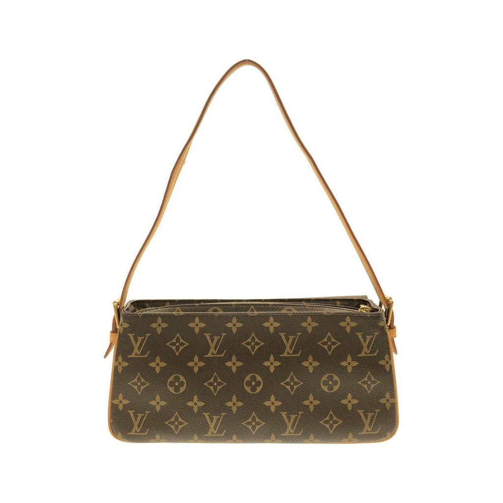 Louis Vuitton Marron Coated Canvas Shoulder Bag (Pre-Owned)