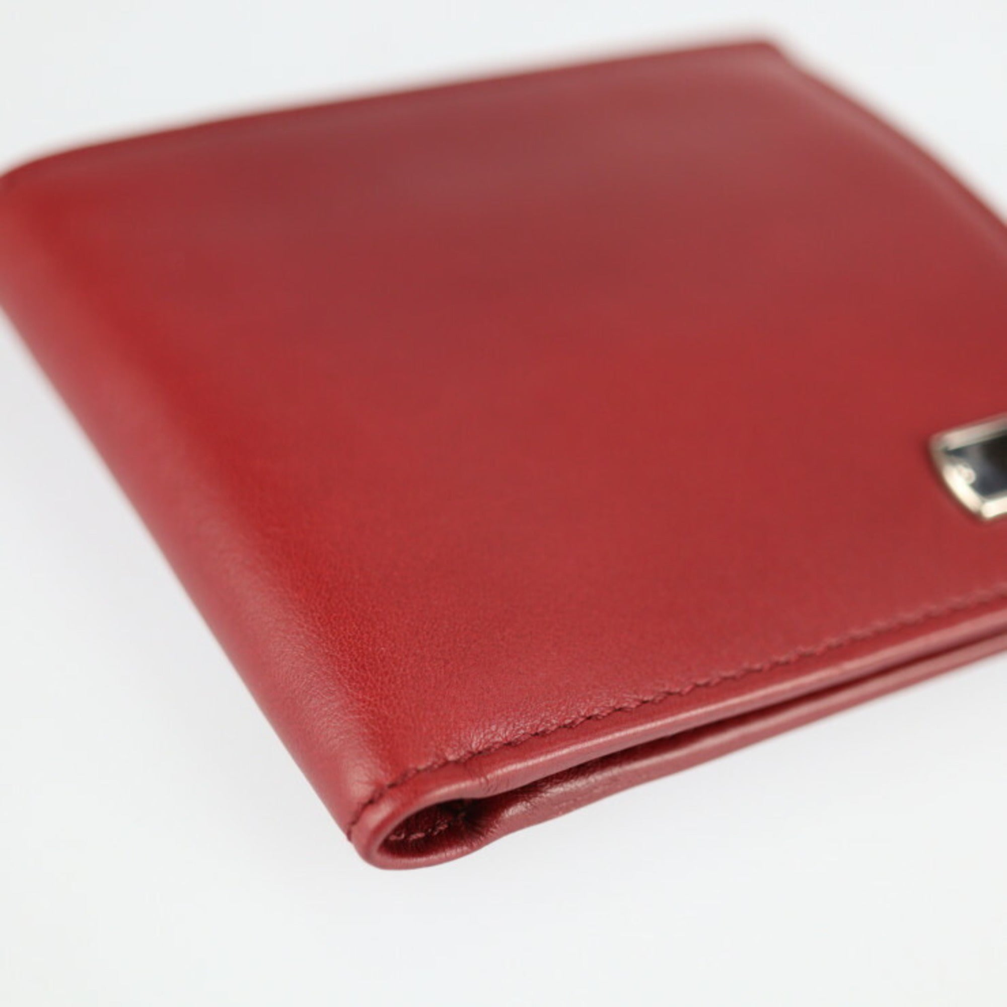 Gucci Bordeaux Leather Wallet (Bi-Fold) (Pre-Owned)