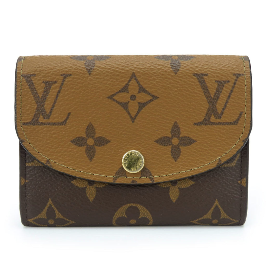 Louis Vuitton Brown Monogram Reverse Wallet (Bi-Fold) (Pre-Owned)