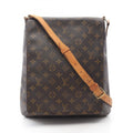 Louis Vuitton Brown Coated Canvas Pvc Leather Shoulder Bag (Pre-Owned)