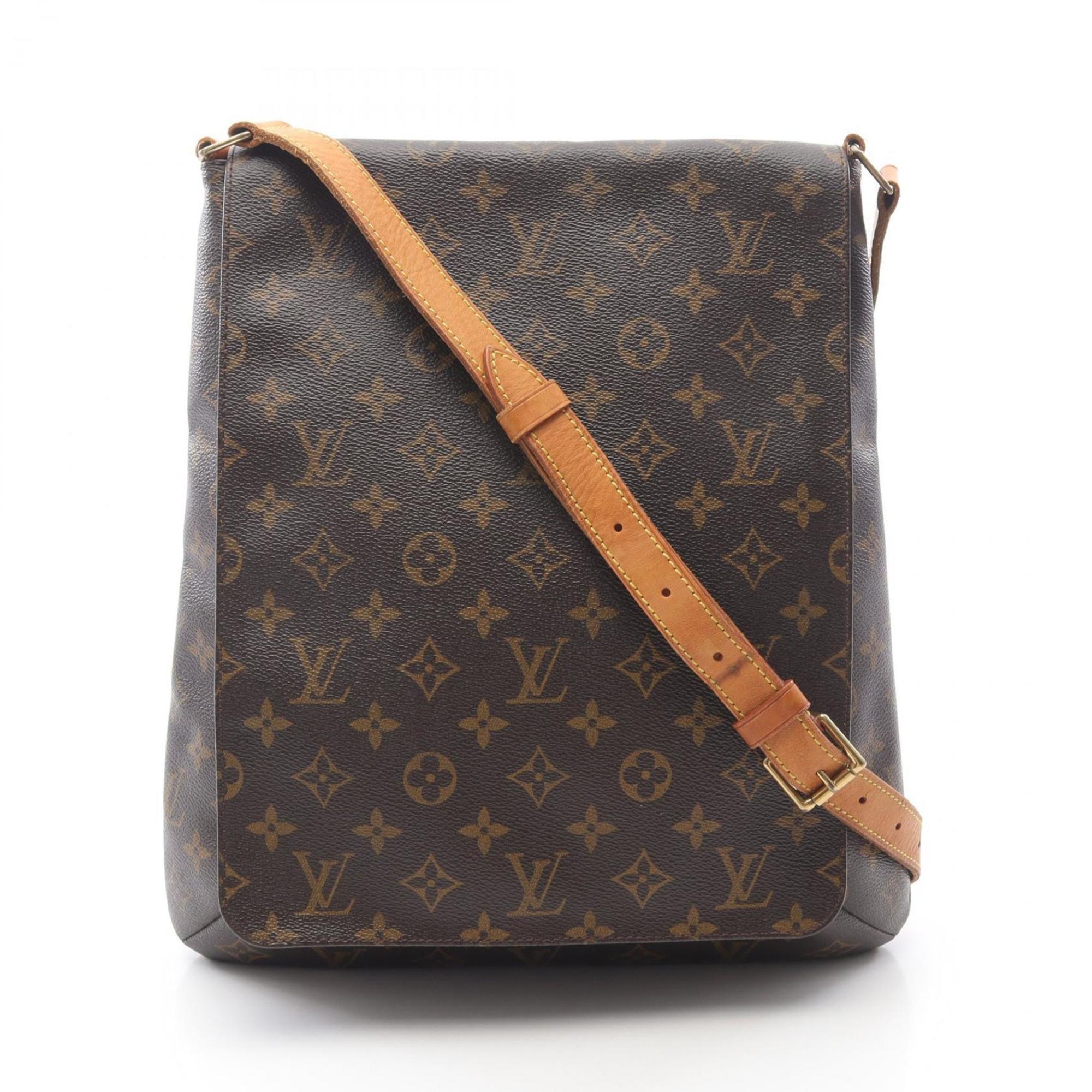 Louis Vuitton Brown Coated Canvas Pvc Leather Shoulder Bag (Pre-Owned)
