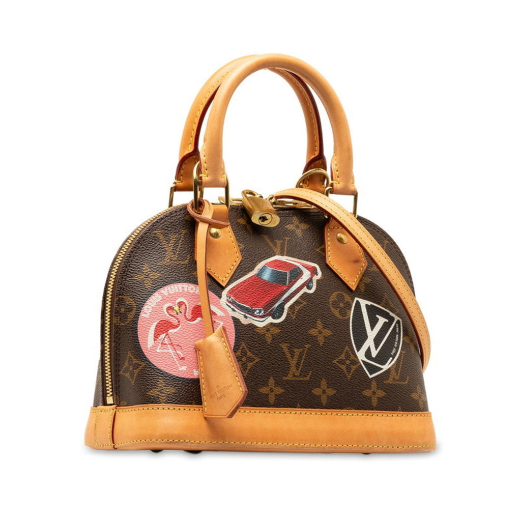 Louis Vuitton Monogram Brown Monogram Multi-Color Red Color Monogram Handbag Shoulder Bag (Pre-Owned)