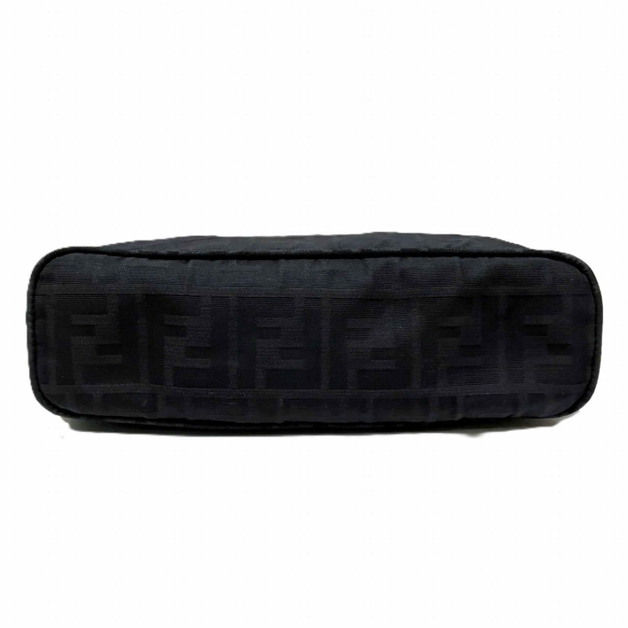 Fendi Black Zucca Canvas Tote Bag (Pre-Owned)