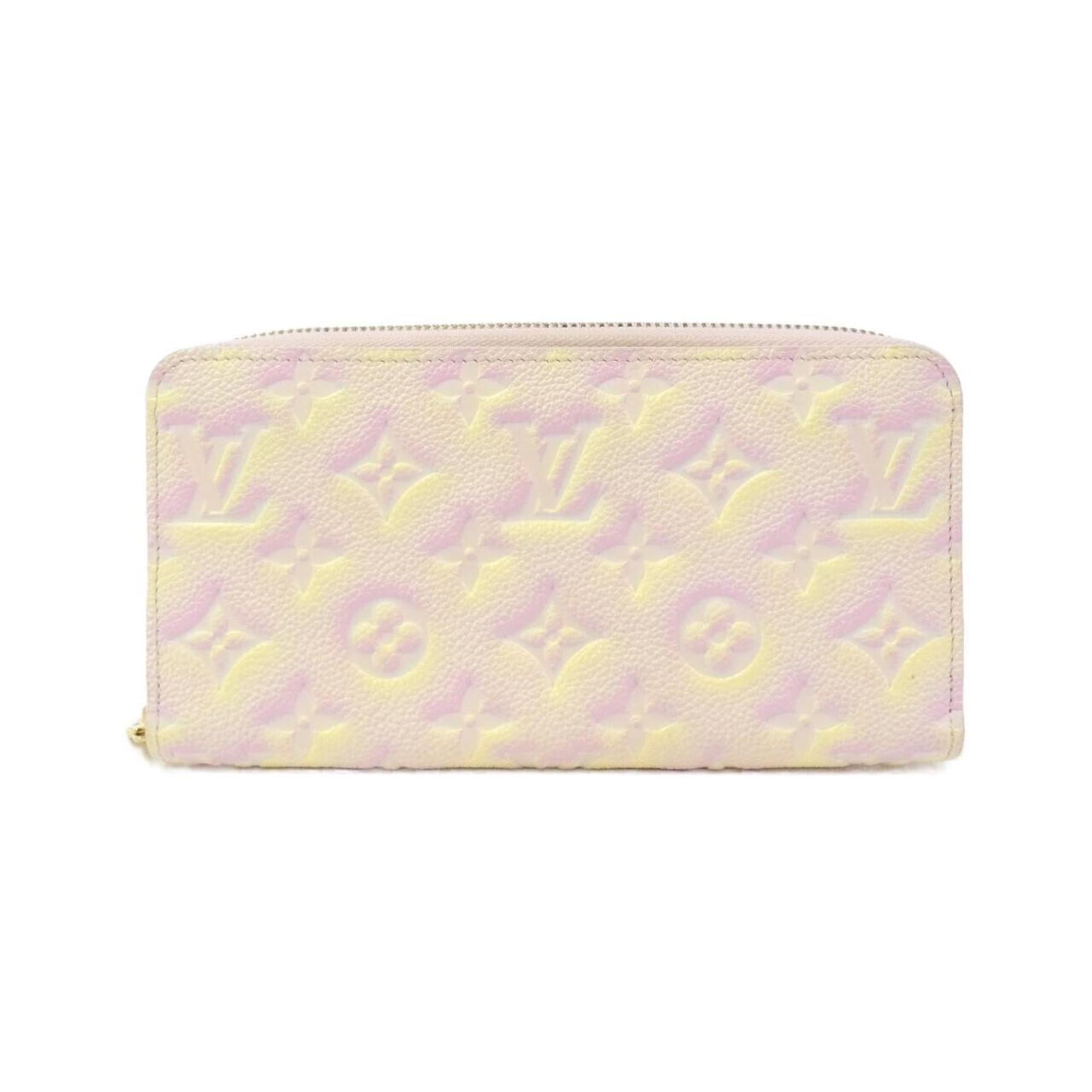 Louis Vuitton Light Pink Leather Long Wallet (Bi-Fold) (Pre-Owned)
