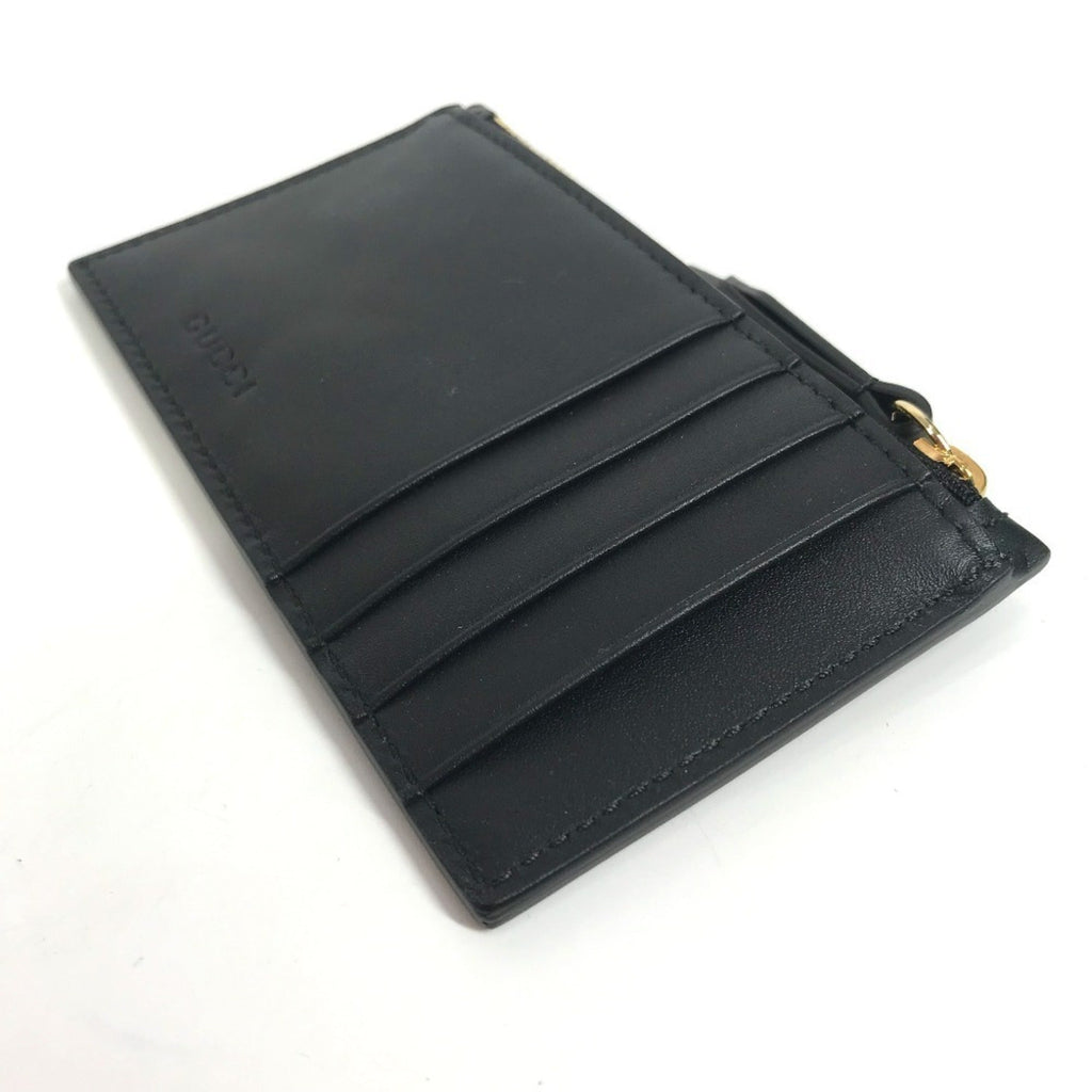 Gucci Black Leather Coin Purse/Coin Case (Pre-Owned)