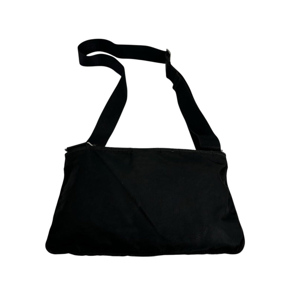 Prada Black Nylon Shoulder Bag Sling Bag (Pre-Owned)