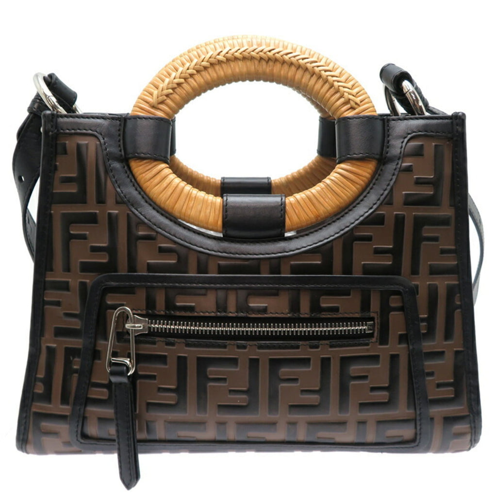 Fendi Brown Leather Handbag (Pre-Owned)