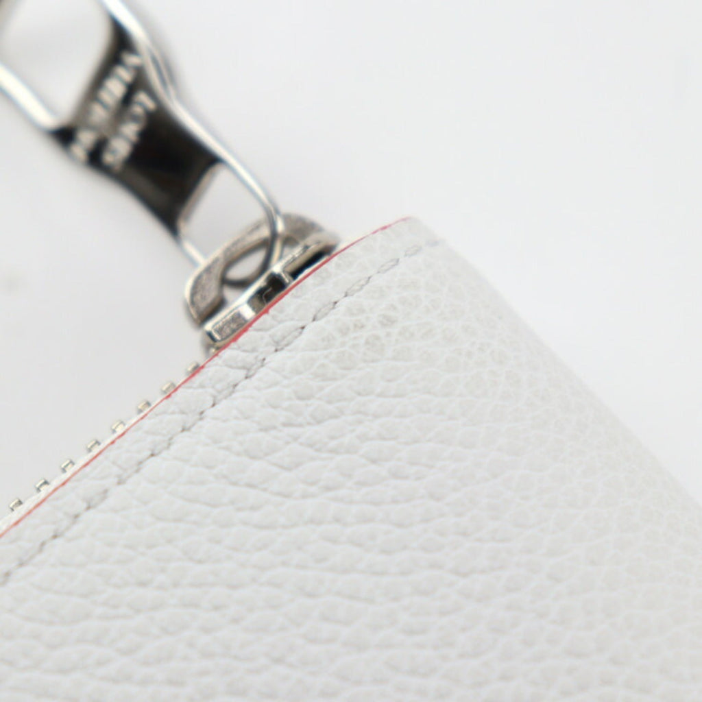 Louis Vuitton Blanc Multi-Color White Leather Wallet (Bi-Fold) (Pre-Owned)