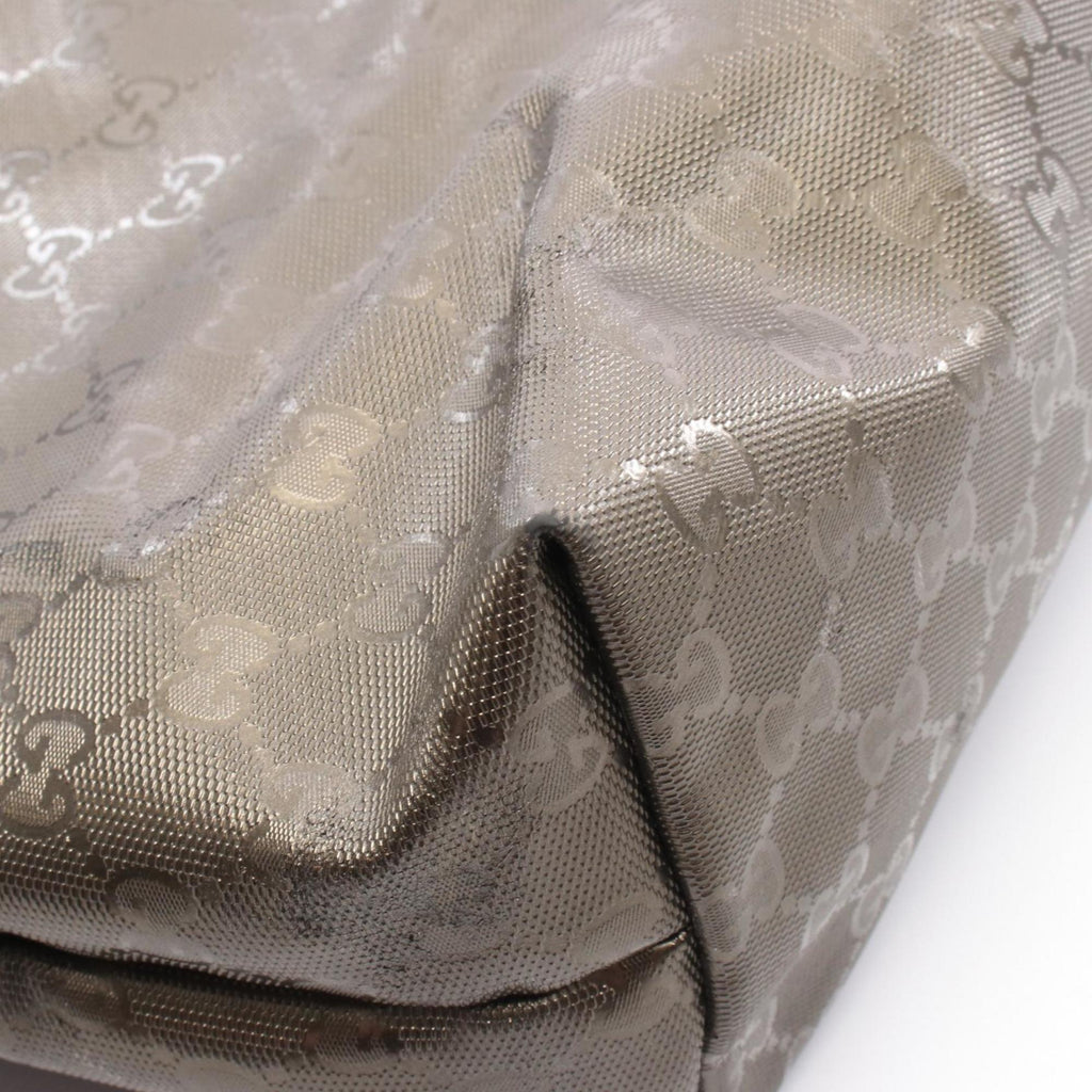 Gucci Brown Pvc Leather Tote Bag (Pre-Owned)