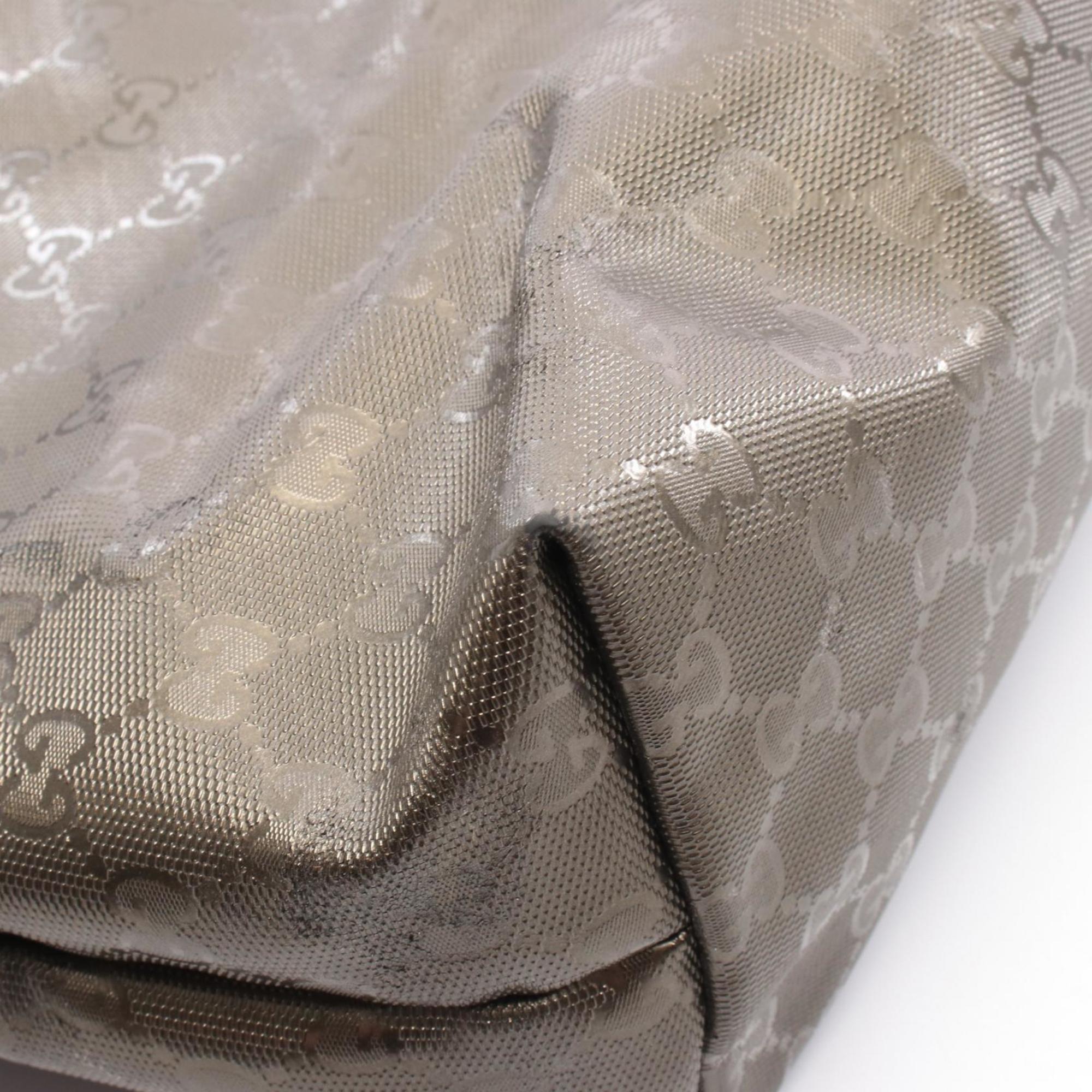 Gucci Brown Pvc Leather Tote Bag (Pre-Owned)