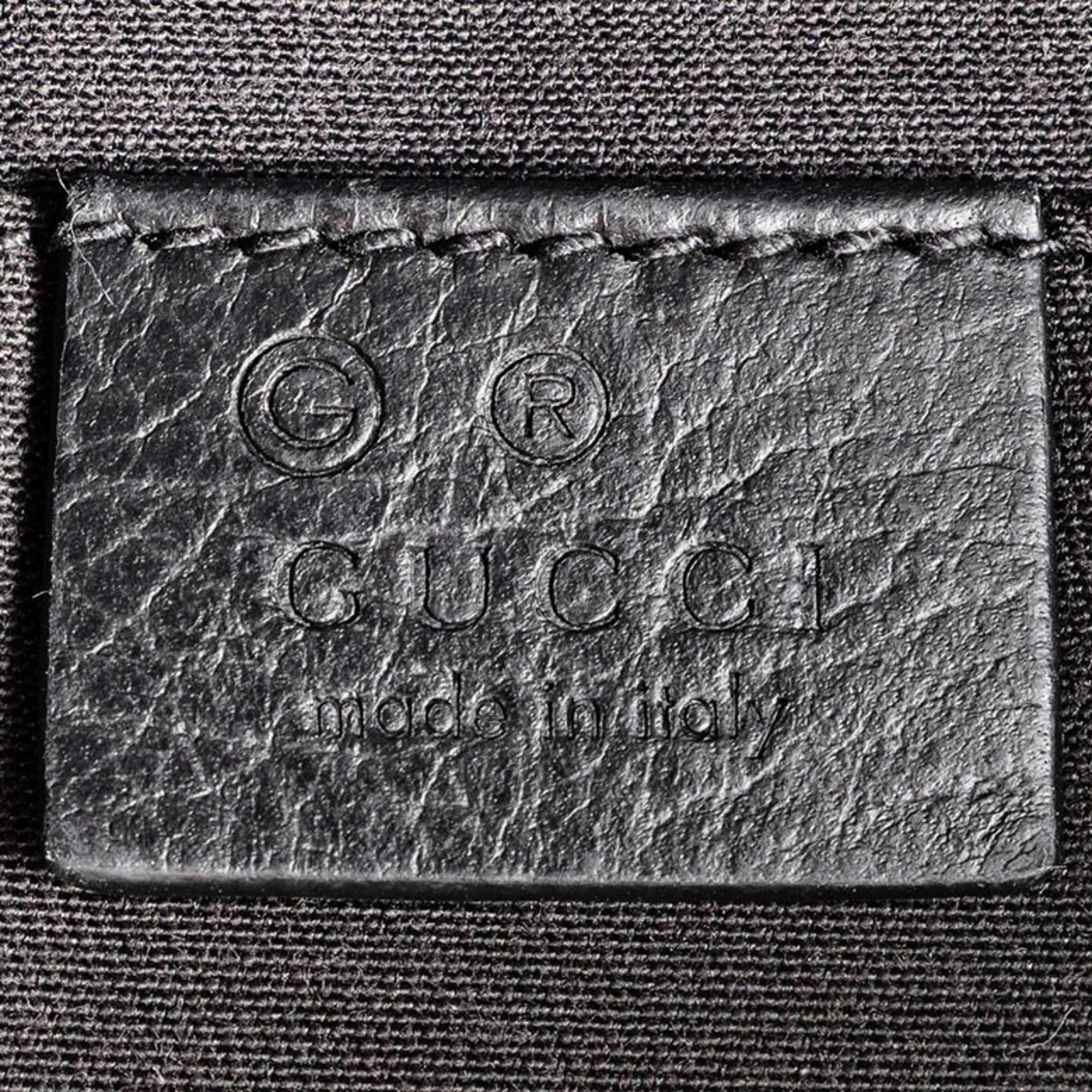 Gucci Black Nylon Pochette Shoulder Bag Sling Bag (Pre-Owned)
