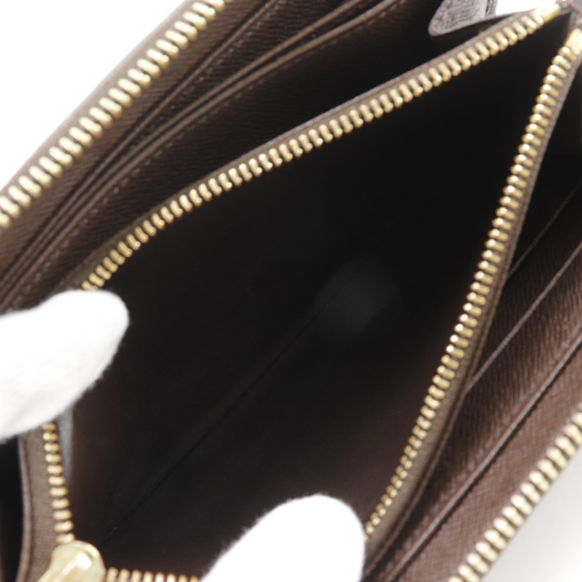 Louis Vuitton Brown Damier Canvas Long Wallet (Bi-Fold) (Pre-Owned)