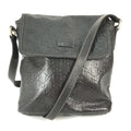 Gucci Dark Brown Leather Pochette Shoulder Bag (Pre-Owned)