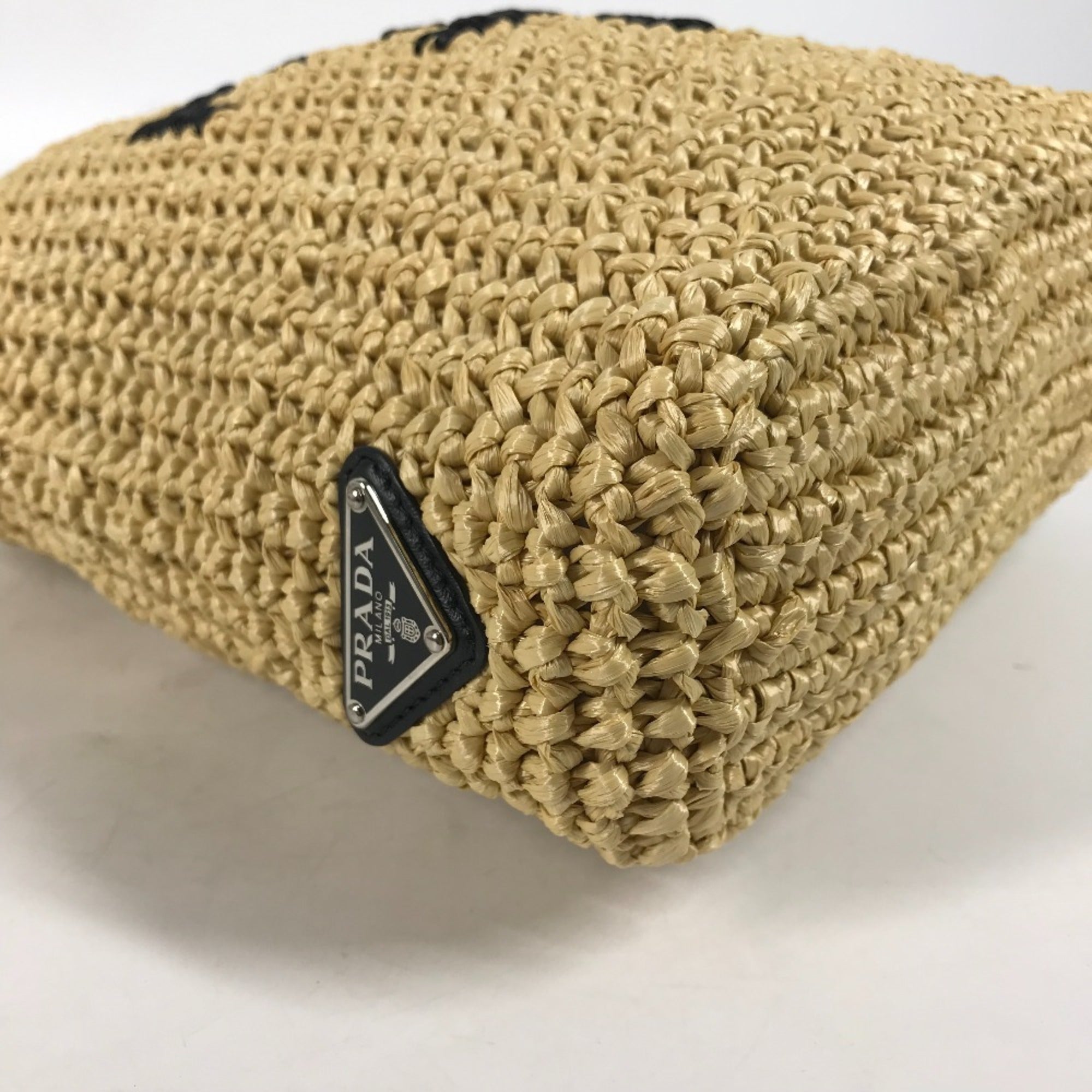 Prada Beige Cloth Handbag (Pre-Owned)