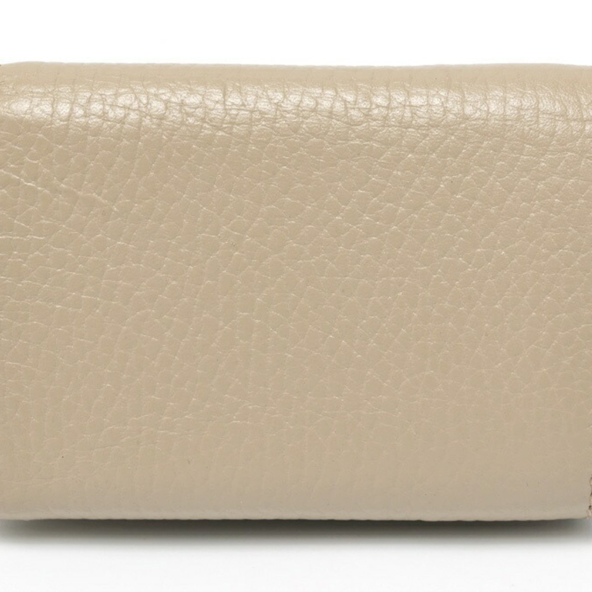 Gucci Beige Yellow Leather Wallet (Tri-Fold) (Pre-Owned)