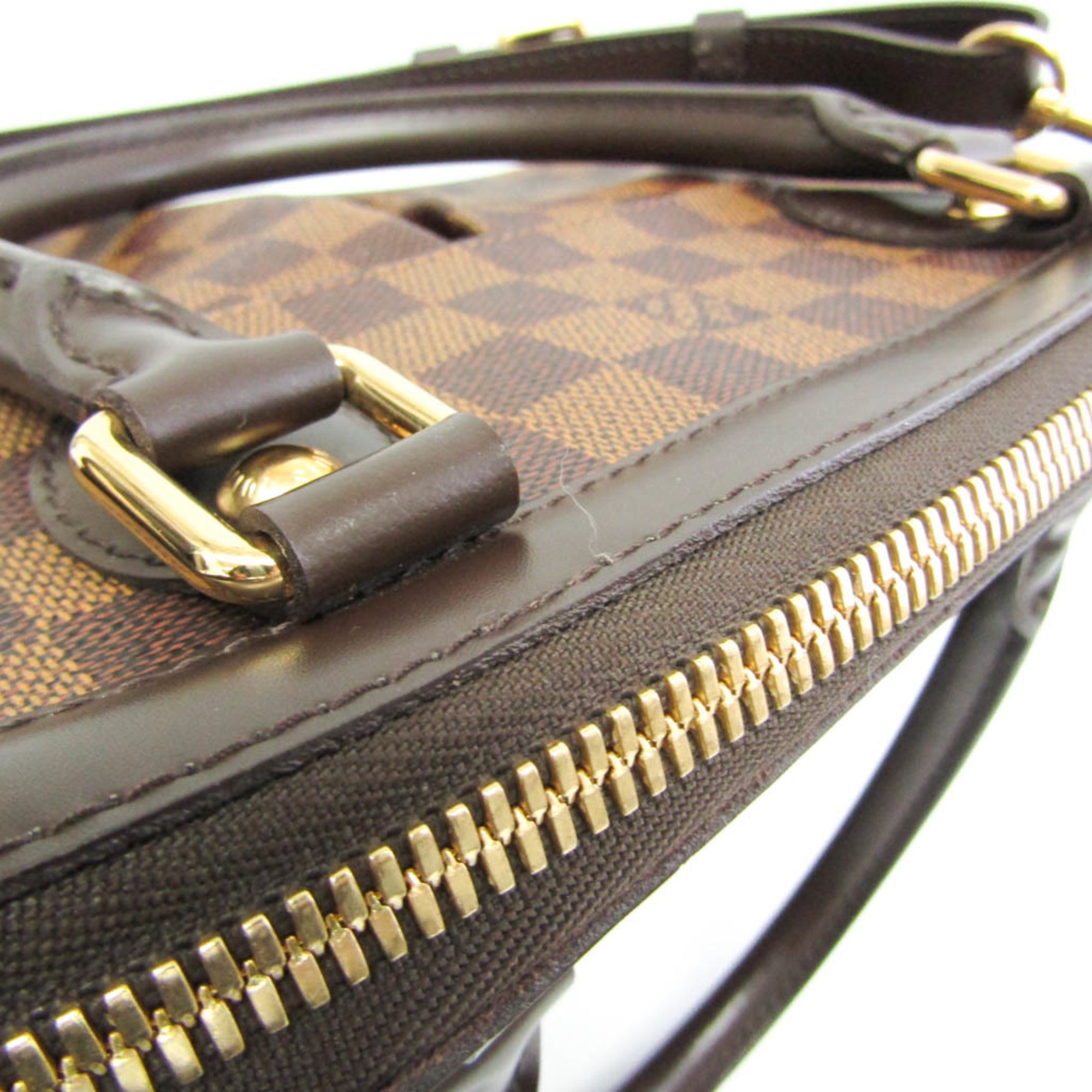 Louis Vuitton Damier Ebene Damier Canvas Handbag Shoulder Bag (Pre-Owned)