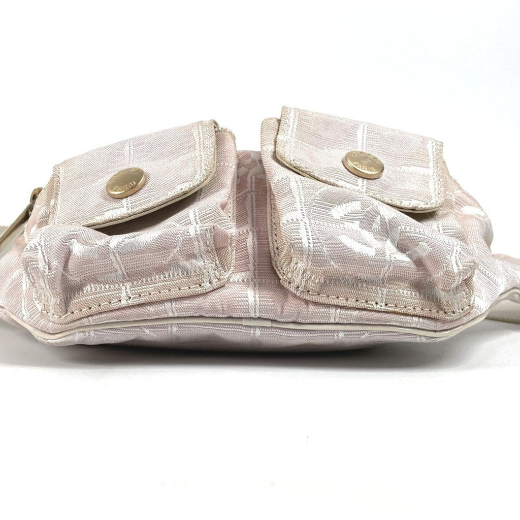 Chanel New Travel Line Pink Nylon Fanny Pack (Pre-Owned)