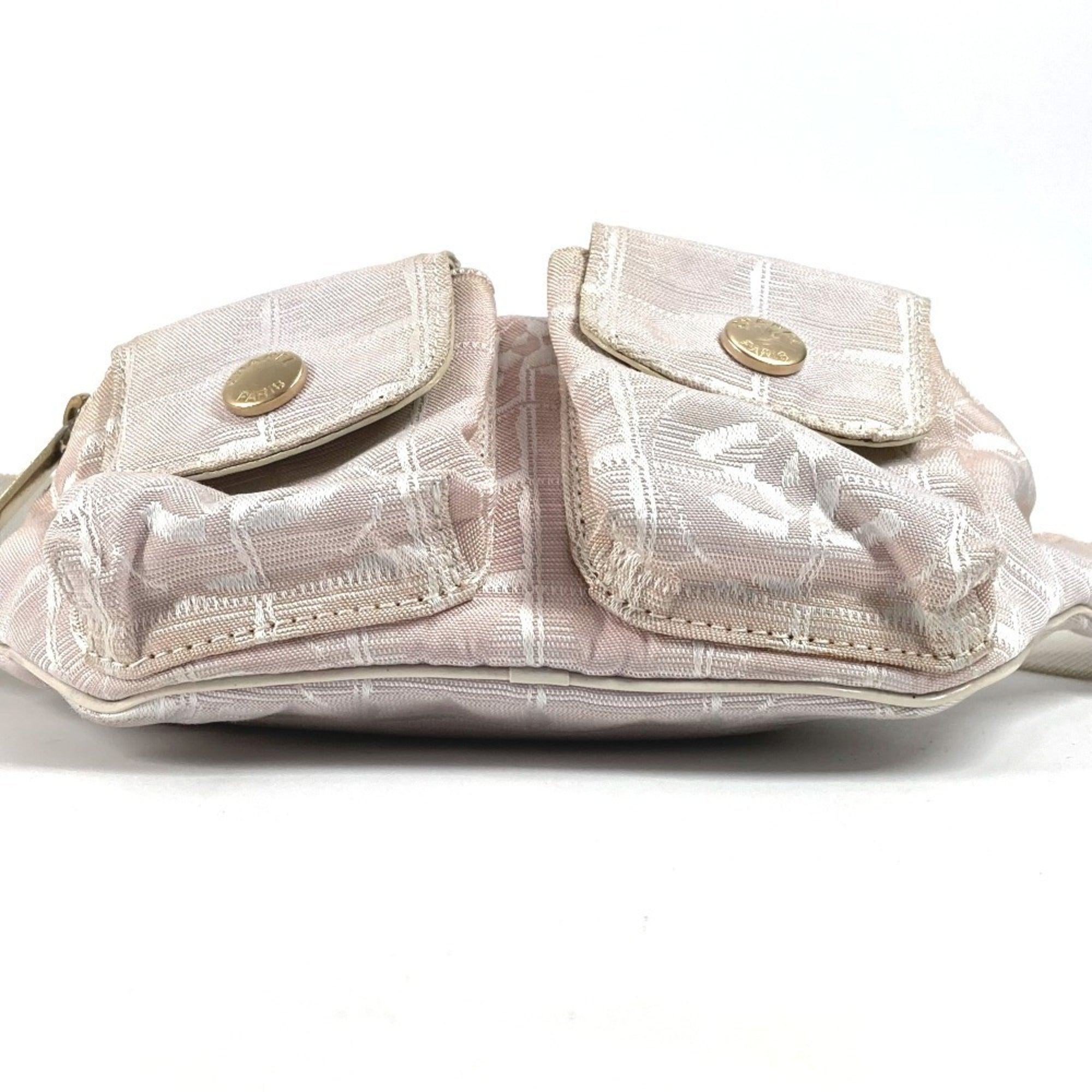 Chanel New Travel Line Pink Nylon Fanny Pack (Pre-Owned)