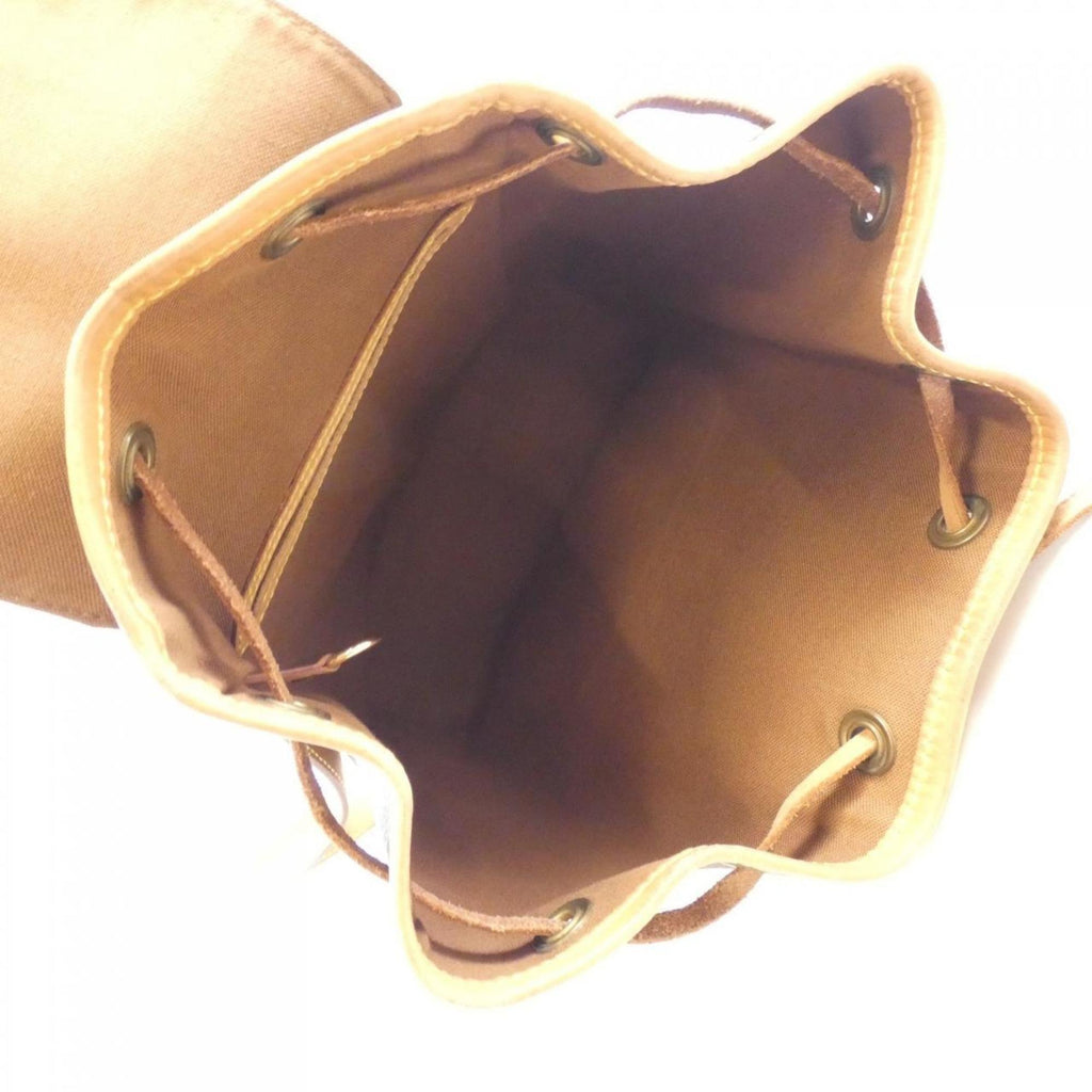 Louis Vuitton Monogram Marron Coated Canvas Backpack (Pre-Owned)