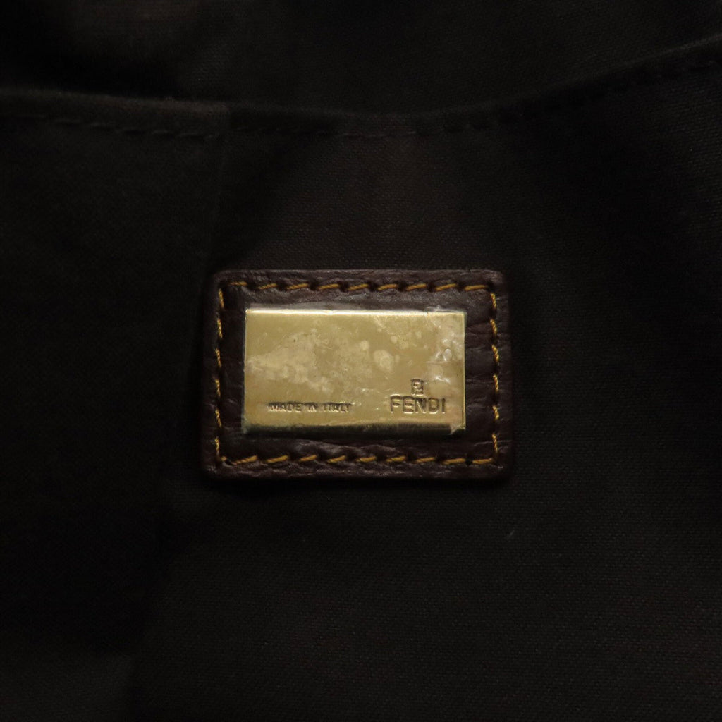 Fendi Brown Pvc Shoulder Bag (Pre-Owned)