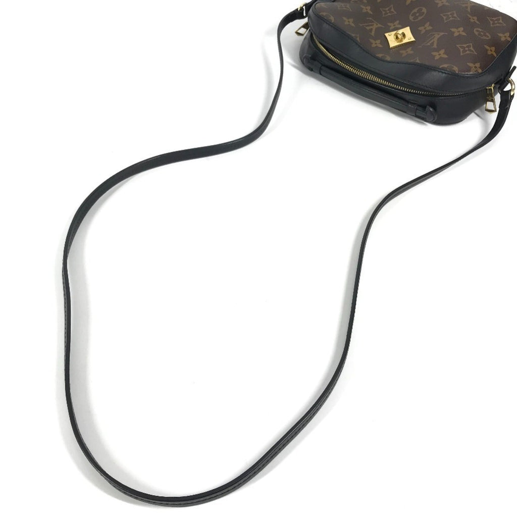 Louis Vuitton Black Brown Noir Monogram Pochette Shoulder Bag (Pre-Owned)