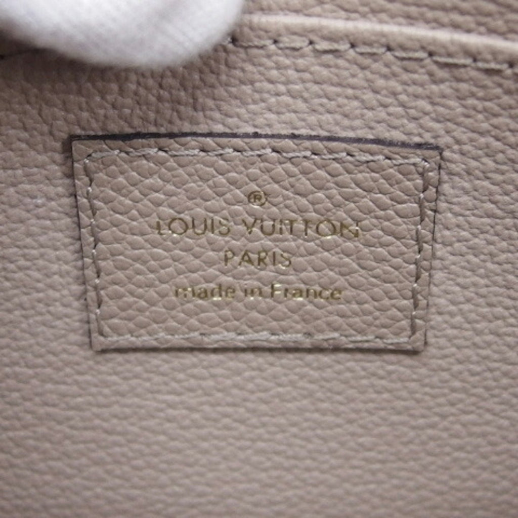 Louis Vuitton Monogram Empreinte Beige Grayish Tourterelle Monogram Empreinte Pochette (Pre-Owned)