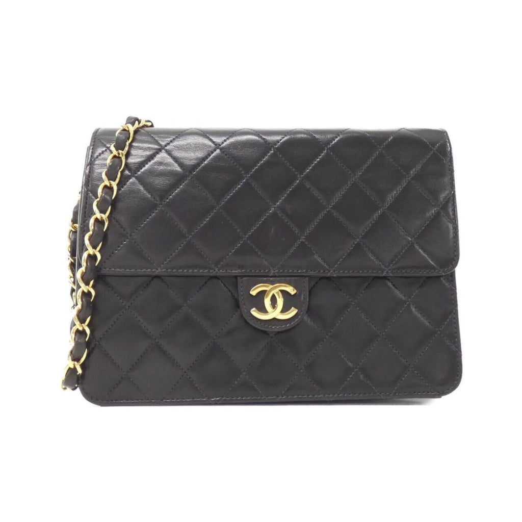 Chanel Black Leather Shoulder Bag (Pre-Owned)