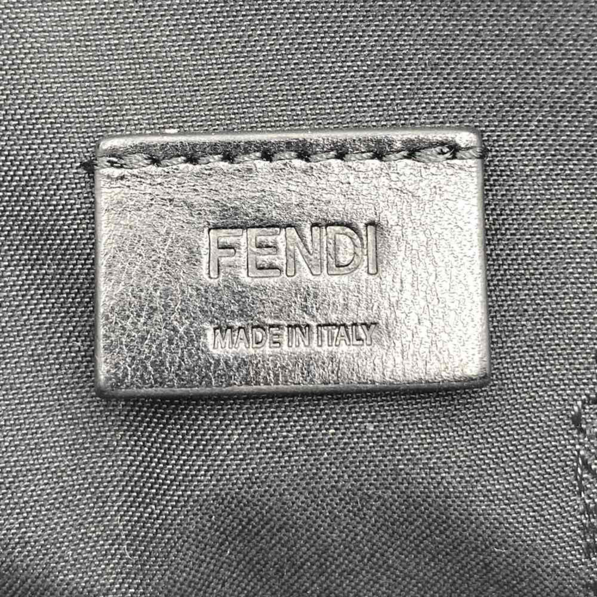 Fendi Yellow Leather Clutch Bag (Pre-Owned)