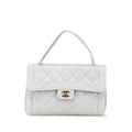 Chanel Blue Leather Handbag (Pre-Owned)