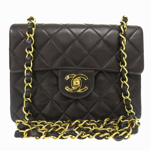 Chanel Black Leather Shoulder Bag (Pre-Owned)