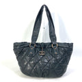 Chanel Black Leather Shoulder Bag (Pre-Owned)